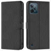 Realme C31 Klapphülle in Schwarz mit Kartenfächern und Schutz