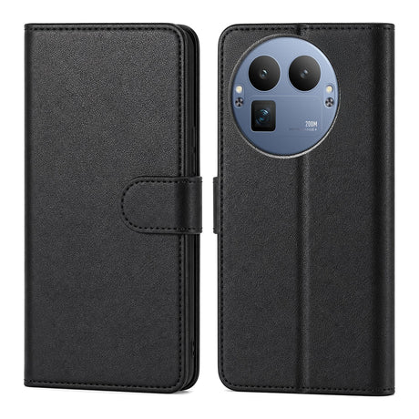 Realme GT 8 Pro - Klapphülle mit Kartenfächern Schwarz