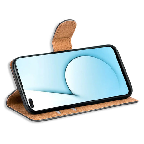 Realme X50 5G / X3 Klapphülle in Schwarz mit Kartenfächern und Schutz