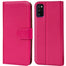 Samsung Galaxy A02s Klapphülle in Pink mit Kartenfächern und Schutz