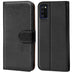 Samsung Galaxy A02s Klapphülle in Schwarz mit Kartenfächern und Schutz