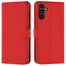 Samsung Galaxy A13 5G / A04s Klapphülle in Rot mit Kartenfächern und Schutz