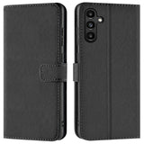 Samsung Galaxy A13 5G / A04s Klapphülle in Schwarz mit Kartenfächern und Schutz