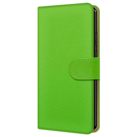 Samsung Galaxy A22 4G / M32 / M22 Klapphülle in Grün mit Kartenfächern und Schutz