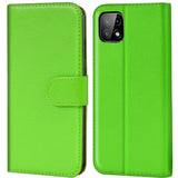 Samsung Galaxy A22 5G Klapphülle in Grün mit Kartenfächern und Schutz