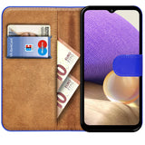 Samsung Galaxy A32 5G Klapphülle in Blau mit Kartenfächern und Schutz