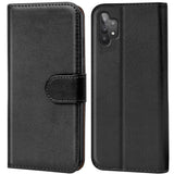 Samsung Galaxy A32 5G Klapphülle in Schwarz mit Kartenfächern und Schutz