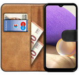 Samsung Galaxy A32 5G Klapphülle in Schwarz mit Kartenfächern und Schutz