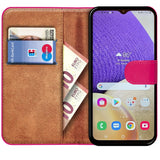 Samsung Galaxy A34 5G Klapphülle in Pink mit Kartenfächern und Schutz