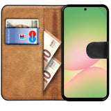 Samsung Galaxy A37 5G Klapphülle in Schwarz mit Kartenfächern und Schutz