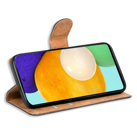 Samsung Galaxy A52 / A52 5G / A52S 5G Klapphülle in Schwarz mit Kartenfächern und Schutz