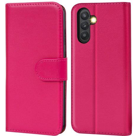 Samsung Galaxy A54 5G Klapphülle in Pink mit Kartenfächern und Schutz