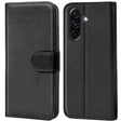 Samsung Galaxy A56 5G Klapphülle in Schwarz mit Kartenfächern und Schutz