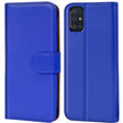 Samsung Galaxy A71 Klapphülle in Blau mit Kartenfächern und Schutz