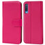 Samsung Galaxy A7 2018 Klapphülle in Pink mit Kartenfächern und Schutz