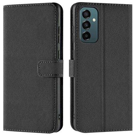 Samsung Galaxy M52 5G Klapphülle in Schwarz mit Kartenfächern und Schutz
