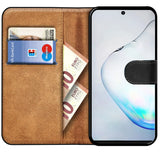 Samsung Galaxy Note 10 Plus Klapphülle in Schwarz mit Kartenfächern und Schutz