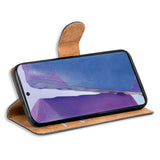 Samsung Galaxy Note 20 Klapphülle in Schwarz mit Kartenfächern und Schutz