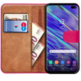 Samsung Galaxy S10 Klapphülle in Pink mit Kartenfächern und Schutz
