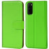 Samsung Galaxy S20 Klapphülle in Grün mit Kartenfächern und Schutz