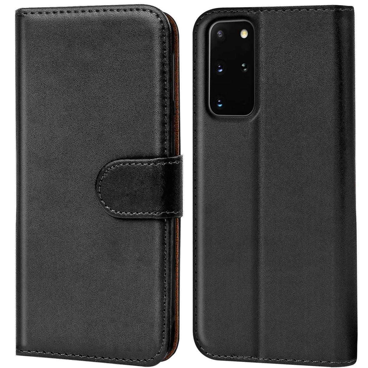 Samsung Galaxy S20 Plus Klapphülle in Schwarz mit Kartenfächern und Schutz