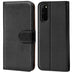 Samsung Galaxy S20 Klapphülle in Schwarz mit Kartenfächern und Schutz