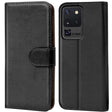 Samsung Galaxy S20 Ultra Klapphülle in Schwarz mit Kartenfächern und Schutz