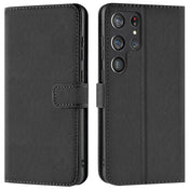 Samsung Galaxy S22 Ultra Klapphülle in Schwarz mit Kartenfächern und Schutz