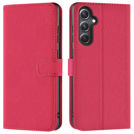 Samsung Galaxy S23 FE Klapphülle in Pink mit Kartenfächern und Schutz