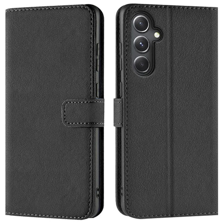 Samsung Galaxy S23 FE Klapphülle in Schwarz mit Kartenfächern und Schutz