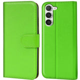 Samsung Galaxy S23 Klapphülle in Grün mit Kartenfächern und Schutz