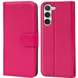 Samsung Galaxy S23 Klapphülle in Pink mit Kartenfächern und Schutz