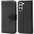 Samsung Galaxy S23 Plus Klapphülle in Schwarz mit Kartenfächern und Schutz