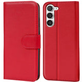 Samsung Galaxy S23 Klapphülle in Rot mit Kartenfächern und Schutz