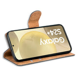 Samsung Galaxy S24 Plus Klapphülle in Schwarz mit Kartenfächern und Schutz