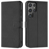 Samsung Galaxy S24 Ultra Klapphülle in Schwarz mit Kartenfächern und Schutz