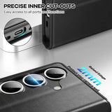 Samsung Galaxy S26 Plus Klapphülle in Schwarz mit Kartenfächern und Schutz