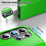 Samsung Galaxy S26 Ultra Klapphülle in Grün mit Kartenfächern und Schutz