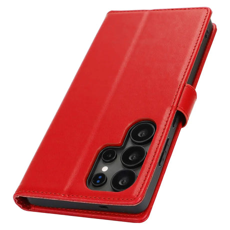 Samsung Galaxy S26 Ultra Klapphülle in Rot mit Kartenfächern und Schutz