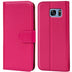 Samsung Galaxy S7 Edge Klapphülle in Pink mit Kartenfächern und Schutz