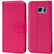 Samsung Galaxy S7 Edge Klapphülle in Pink mit Kartenfächern und Schutz