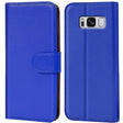 Samsung Galaxy S8 Plus Klapphülle in Blau mit Kartenfächern und Schutz