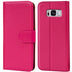 Samsung Galaxy S8 Plus Klapphülle in Pink mit Kartenfächern und Schutz