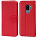 Samsung Galaxy S9 Plus Klapphülle in Rot mit Kartenfächern und Schutz