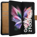 Samsung Galaxy Z FOLD 3 Klapphülle in Schwarz mit Kartenfächern und Schutz