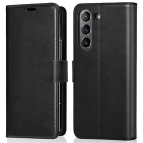 Samsung Galaxy Z FOLD 5 Klapphülle in Schwarz mit Kartenfächern und Schutz