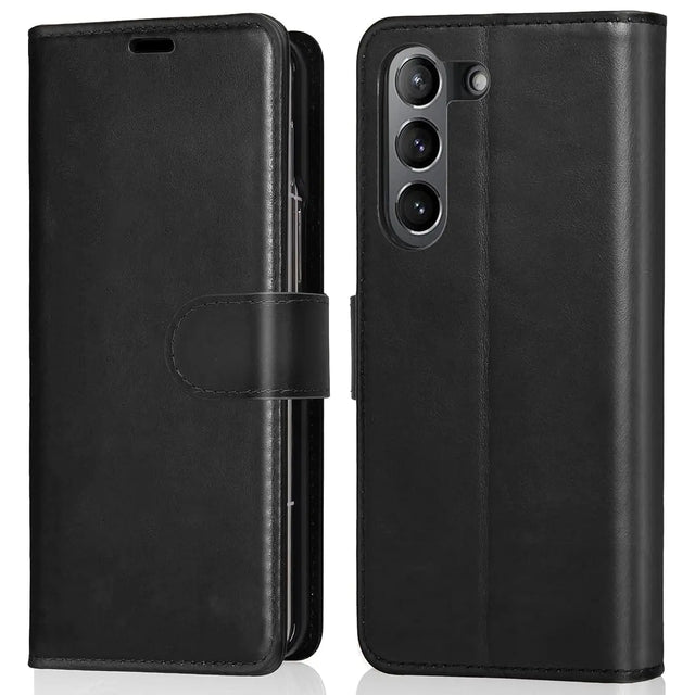 Samsung Galaxy Z FOLD  6 Klapphülle in Schwarz mit Kartenfächern und Schutz