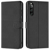 Sony Xperia 10 IV Klapphülle in Schwarz mit Kartenfächern und Schutz