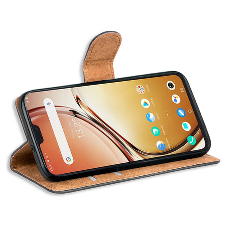 Vivo V23 5G Klapphülle in Schwarz mit Kartenfächern und Schutz