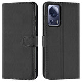 Xiaomi 13 Lite Klapphülle in Schwarz mit Kartenfächern und Schutz